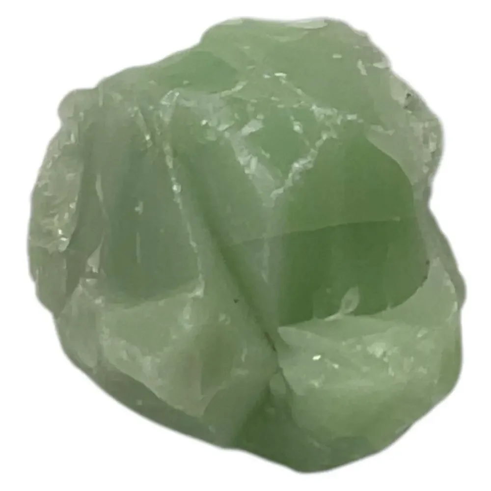Lime‎ Green Art Glass Cullet Glowing Manganese Slag #5GL151